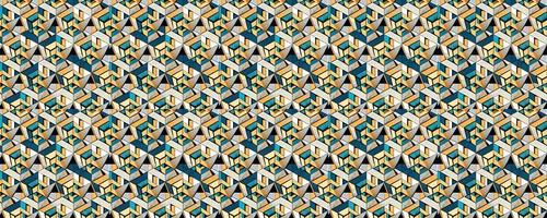 Geometric abstract seamless pattern photo