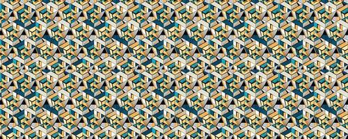 Geometric abstract seamless pattern photo