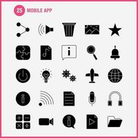 Multimedia Solid Glyph Icons Set For Infographics Mobile UXUI Kit And Print Design Include Film Movie Roll Camera Roll Downloading Download Internet Eps 10 Vector