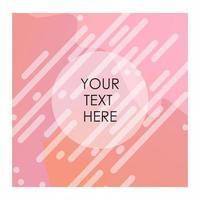 Colorful background with typography vector