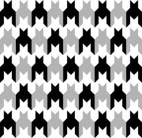 beautiful seamless pattern with hounds tooth vector