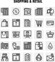 Shopping Line Icon Pack For Designers And Developers Icons Of Location Chat Sms Shopping Mail Mail Box Shopping Vector