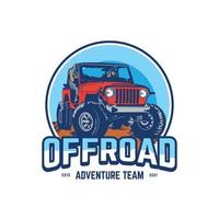 Offroad Vehicle in vector illustration, perfect for Offroad event, Club logo and Tshirt design