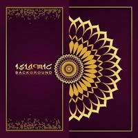 Islamic background abstact design vector