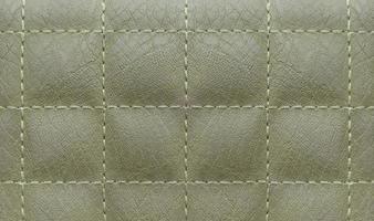 Green leather surface square pattern photo