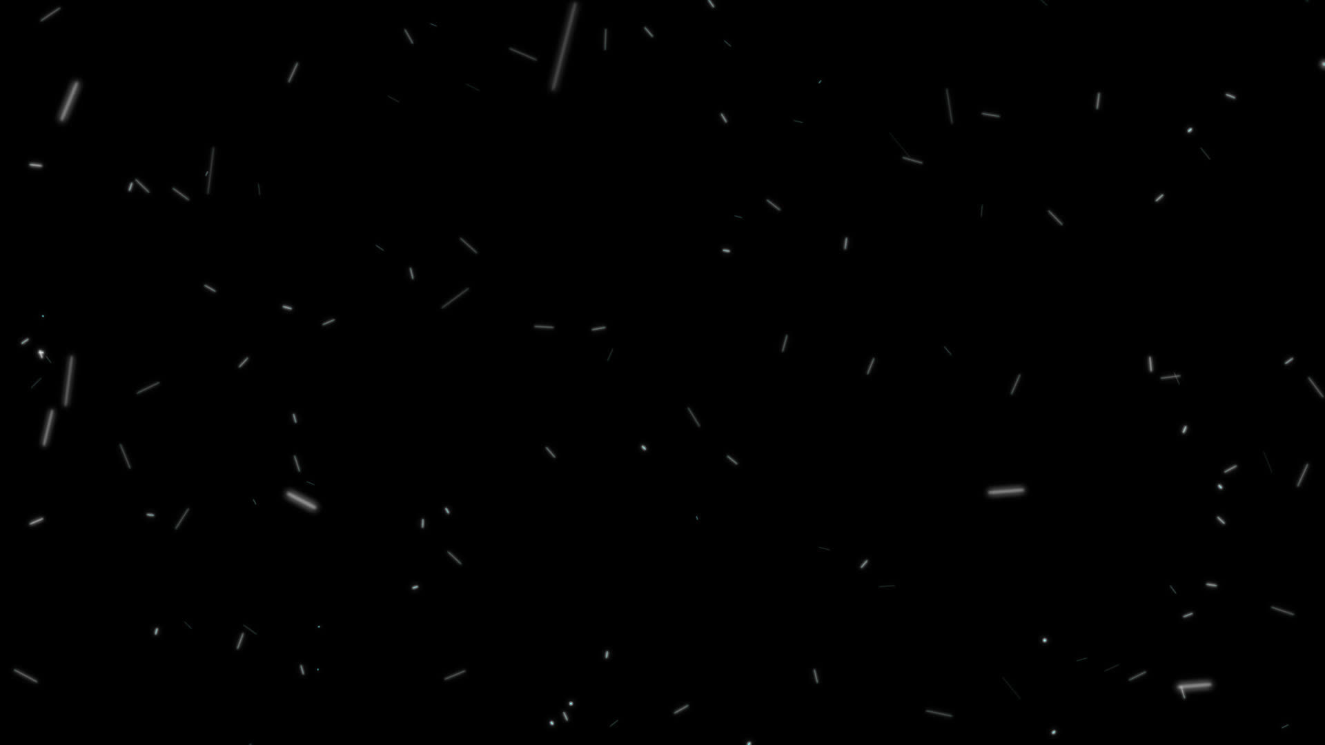 Animation of particles floating in space, colors, stars, background