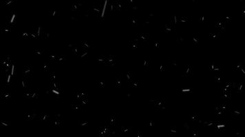 Animation of particles floating in space, colors, stars, background video