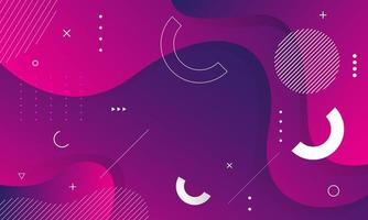 Liquid wave background with pink color background. Fluid wavy shapes. Vector illustration