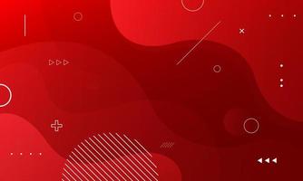 Red abstract background. Vector illustration