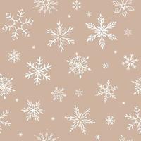 Seamless vector pattern with snowflakes. For fabrics, wrapping paper, wallpapers.