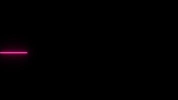 digitaler neonherzschlag plus animation über schwarzem bg, medizinischer hintergrund des herzschlaglinien-kardiogramms, ekg-ekg-herzschlaglinienanimation, leuchtende neon-herzfrequenzlinien-videoanimation auf schwarzem bildschirm video