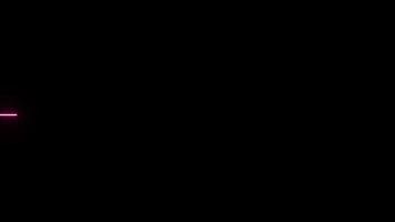 pulsação digital de néon mais animação sobre bg preto, histórico médico de cardiograma de linha de batimento cardíaco, animação de linha de batimento cardíaco ekg ecg, animação de vídeo de linha de freqüência cardíaca neon brilhante na tela preta video