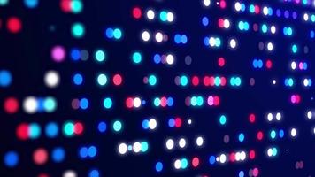 Glowing Dot Particle Futuristic Technology Background, Digital Dot Moving On Screen High Tech Background, Digital Data Background, Cyber Data Background, High Tech Matrix Dot Moving video