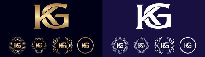 CORPORATE BRAND LOGO KG DESIGN vector