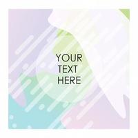 Colorful background with typography vector