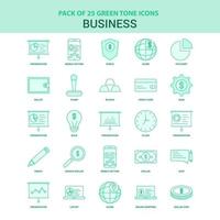25 Green Business Icon set vector