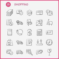 Shopping Hand Drawn Icon for Web Print and Mobile UXUI Kit Such as Bottle Health Shipping Delivery World Transport Map Delivery Pictogram Pack Vector