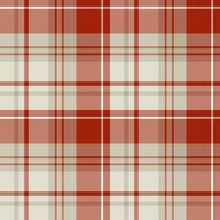 Seamless pattern in wonderful beige and brick red colors for plaid, fabric, textile, clothes, tablecloth and other things. Vector image.