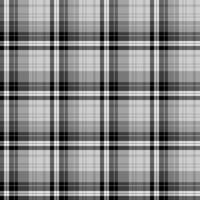 Seamless pattern in wonderful black, gray and white colors for plaid, fabric, textile, clothes, tablecloth and other things. Vector image.