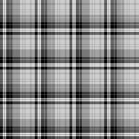 Seamless pattern in wonderful black, gray and white colors for plaid, fabric, textile, clothes, tablecloth and other things. Vector image.