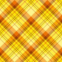 Seamless pattern in wonderful bright yellow and orange colors for plaid, fabric, textile, clothes, tablecloth and other things. Vector image. 2