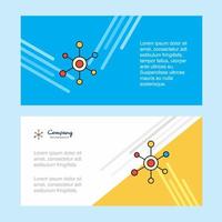 Network abstract corporate business banner template horizontal advertising business banner vector
