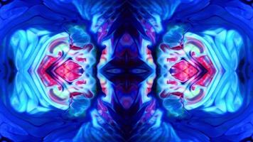 wundervolle Kaleidoskopblumen-Hintergrundvideos video