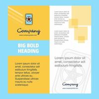 Card game Company Brochure Title Page Design Company profile annual report presentations leaflet Vector Background