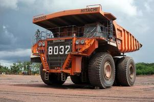 East Kutai, East Kalimantan, Indonesia, 2022 - Mining dump truck Hitachi EH5000 photo