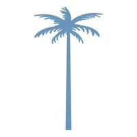 icono de palmera, estilo simple vector