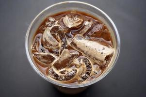 Brown Sugar Coffee Latte Ice. photo