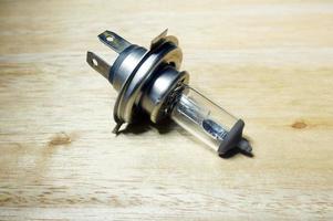 Halogen motorcycle lamp, selective focus photo