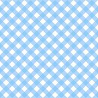 Plaid vector seamless texture. Blue pattern in box. Checkered backgraund.