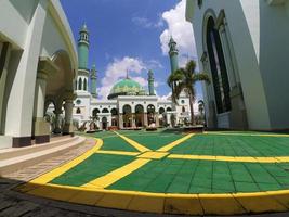 Sangatta, Kutai Timur, East Kalimantan, Indonesia, - 2014. Al Faruq Mosque one of the biggest mosques in East Kalimantan-Indonesia. photo