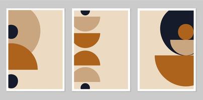 A set of abstract posters. vector