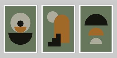 A set of abstract posters. vector