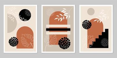 A set of abstract posters. vector