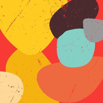 Retro background. Background with a grunge texture. Vector illustration.