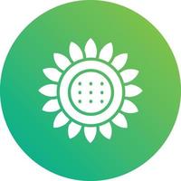 Sun flower Vector Icon Design Illustration