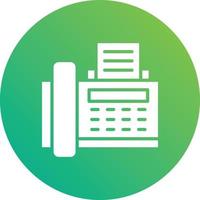 Fax machine Vector Icon Design Illustration