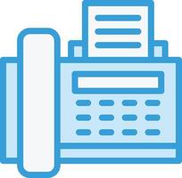 Fax machine Vector Icon Design Illustration