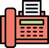 Fax machine Vector Icon Design Illustration