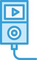 Music Player Vector Icon Design Illustration