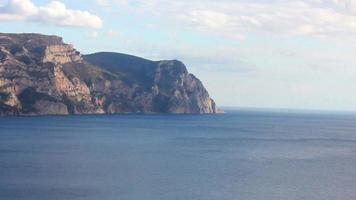 nuages sur la mer video