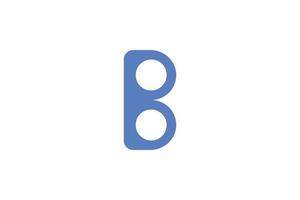 B Letter Initial Logo vector
