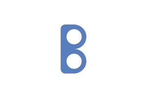 B Letter Initial Logo vector