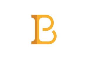 B Letter Initial Logo vector