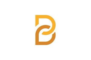 B Letter Initial Logo vector