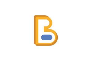 B Letter Initial Logo vector