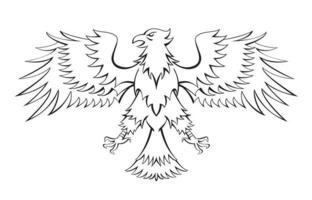 ilustración de vector de símbolo de águila